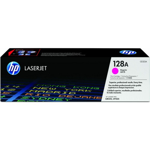 HP 128A Γνήσιο Toner Laser Εκτυπωτή Ματζέντα 1300 Σελίδων (CE323A)