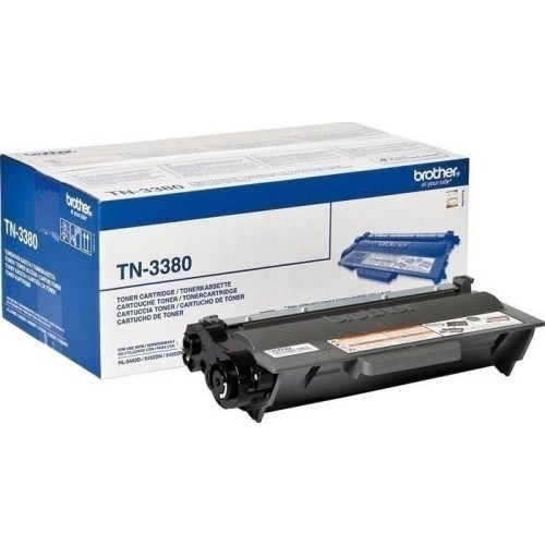 Brother TN-3380 Γνήσιο Toner Laser Εκτυπωτή Μαύρο 8000 Σελίδων (TN-3380)