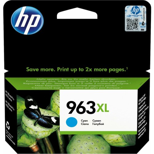 HP 963XL Γνήσιο Μελάνι Εκτυπωτή InkJet Κυανό (3JA27AE)