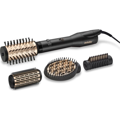 Babyliss Big Hair Luxe Κεραμική Ηλεκτρική Βούρτσα με Αέρα & Περιστρεφόμενη Κεφαλή για Ίσιωμα και Μπούκλες 650W 214550