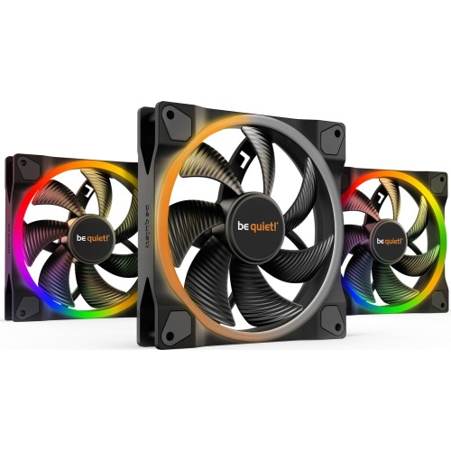 Be Quiet Light Wings Case Fan 140mm (1500rpm / 56cfm) με ARGB Φωτισμό και Σύνδεση 4-Pin PWM