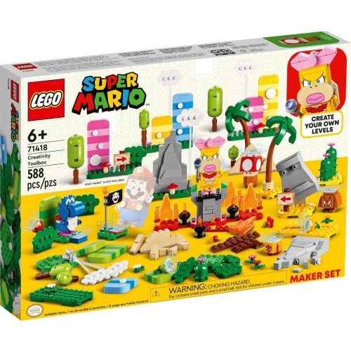 LEGO Super Mario Creativity Toolbox Maker Set για 6+ Ετών 71418