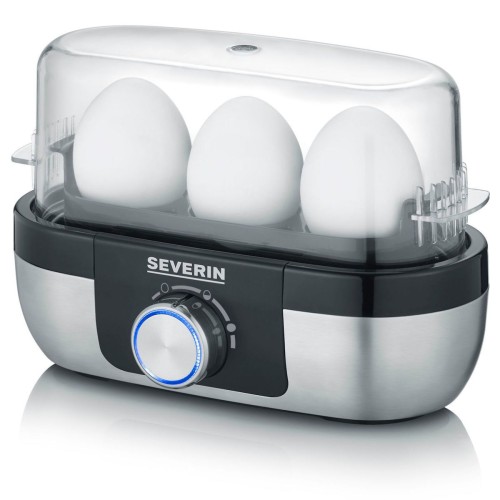 Severin EK3163 Βραστήρας Αυγών 3 Θέσεων Ασημί