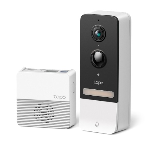 TP-LINK Κουδούνι Πόρτας Wi-Fi Συμβατό με Alexa και Google Home TAPO D230S1 v1 Λευκό