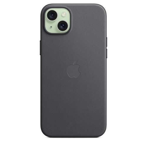 Apple Finewoven Back Cover Υφασμάτινο Μαύρο (iPhone 15 Plus)