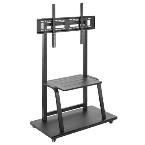 Gembird TVS-100F-01 Βάση Τηλεόρασης Δαπέδου έως 100" και 150kg Μαύρο