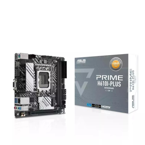 Asus Prime H610I-PLUS-CSM Motherboard Mini ITX με Intel 1700 Socket 90MB1GB0-M0EAYC