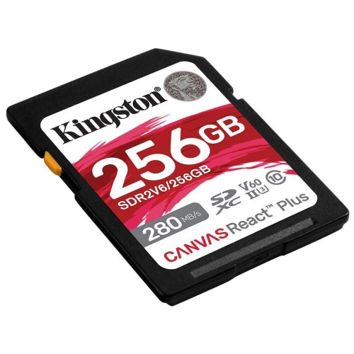 Kingston Canvas React Plus V60 SDXC 256GB U3 V60 UHS-II