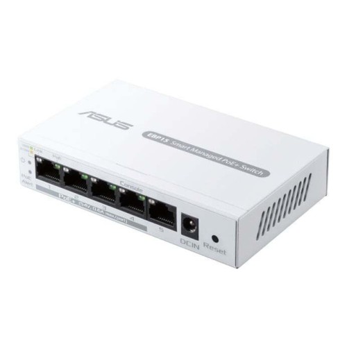 Asus ExpertWiFi EBP15 Managed PoE+ Switch με 5 Θύρες Ethernet και 5 SFP Θύρες