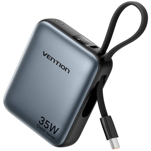 Vention FHE Power Bank 10000mAh 30W με Θύρα USB-C Γκρι
