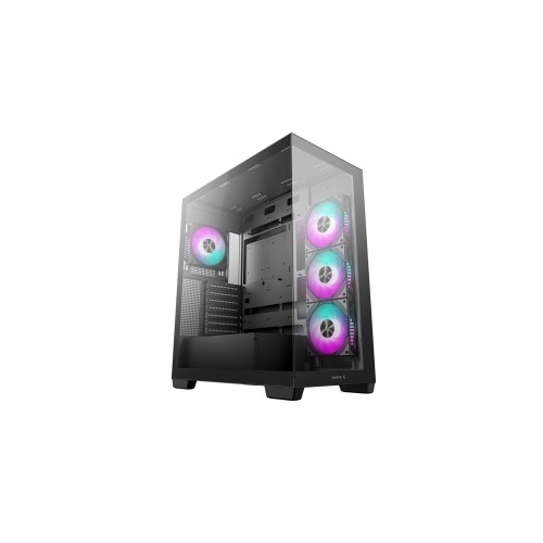 Deepcool CG580 4F Gaming Midi Tower Κουτί Υπολογιστή με Πλαϊνό Παράθυρο και ARGB Φωτισμό Μαύρο