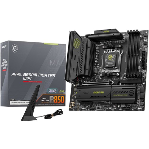 MSI MAG B850M Mortar Wifi Motherboard Micro ATX με AMD AM5 Socket 7E61-001R