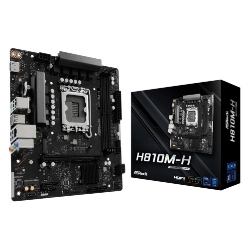ASRock H810M-H Motherboard Micro ATX με Intel 1851 Socket 90-MXBSZ0-A0UAYZ