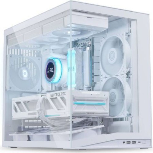 Lian Li O11 Dynamic Mini V2 Flow Midi Tower Κουτί Υπολογιστή με Πλαϊνό Παράθυρο Λευκό