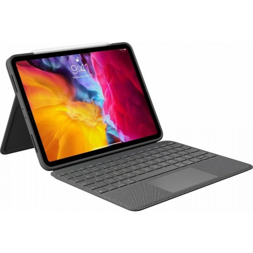 Logitech Combo Touch Flip Cover Γκρι (iPad Pro 2018 11" / iPad Pro 2020 11" / iPad Pro 2021 11") 920-010142