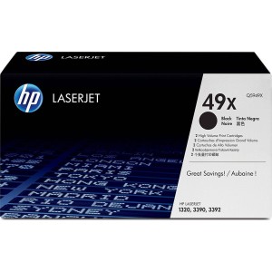 HP 49X Γνήσιο Toner Laser Εκτυπωτή Μαύρο High Yield 6000 Σελίδων Q5949X