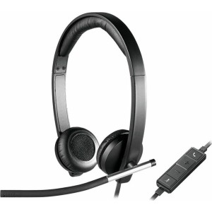 Logitech H650e On Ear Multimedia Ακουστικά με μικροφωνο και σύνδεση USB