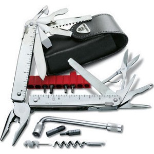 Victorinox SwissTool X Plus Πολυεργαλείο 37 εργαλείων Γκρι σε Θήκη 3.0338.L