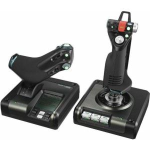 Logitech G Saitek X52 Pro Flight Joystick Ενσύρματο Συμβατό με PC