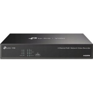 TP-LINK VIGI NVR1004H v1 Καταγραφικό NVR 4 Καναλιών με Ανάλυση 4K