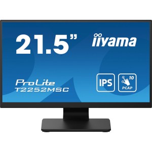 Iiyama POS Monitor 22" LED / IPS με Ανάλυση 1920x1080 T2252MSC-B2AG
