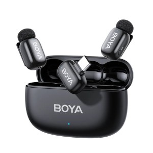 Boya mini 2 Type-C Σετ Ασύρματο Δυναμικό Μικρόφωνο Πέτου, Clip On Δημοσιογραφικό