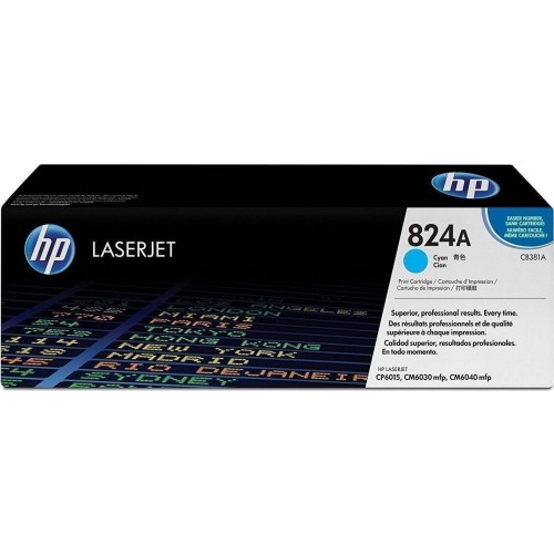 HP 824A Γνήσιο Toner Laser Εκτυπωτή Κυανό 21000 Σελίδων CB381A