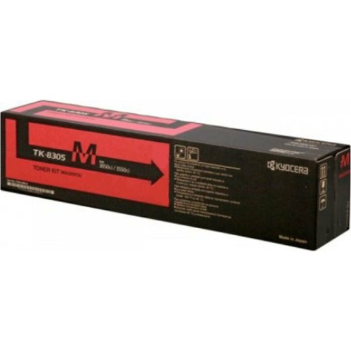 Kyocera TK-8305M Γνήσιο Toner Laser Εκτυπωτή Ματζέντα 15000 Σελίδων 1T02LKBNL0