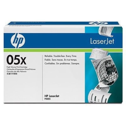 HP CE505XC Γνήσιο Toner Laser Εκτυπωτή Μαύρο High Capacity High Yield 6500 Σελίδων CE505XC