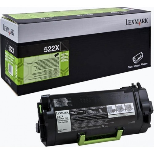 Lexmark 52D2X0E Γνήσιο Toner Laser Εκτυπωτή Μαύρο High Yield Extra High Yield 45000 Σελίδων 52D2X0E