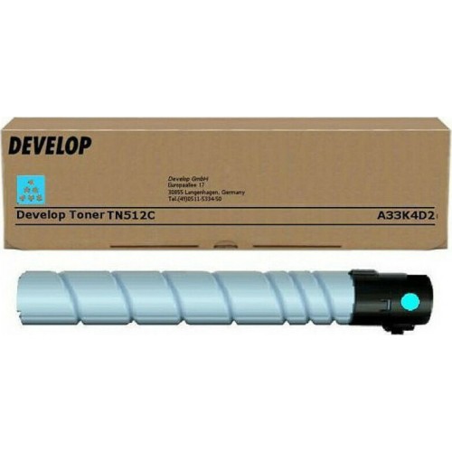 Develop TN-512 Γνήσιο Toner Laser Εκτυπωτή Κυανό 26000 Σελίδων (A33K4D2)