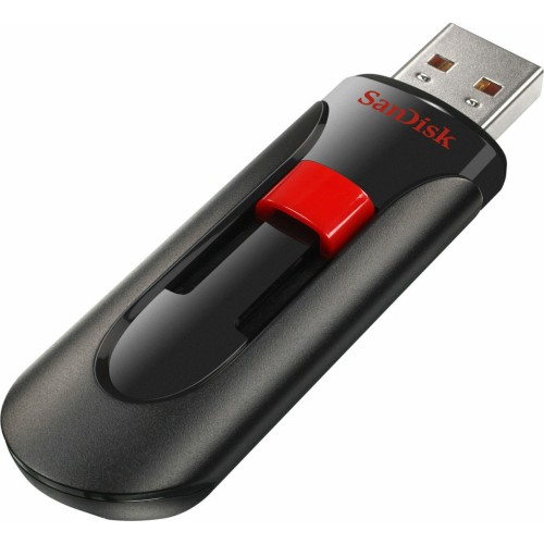 Sandisk Cruzer Glide 256GB USB 2.0 Stick Μαύρο