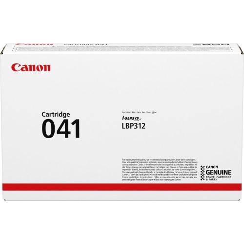 Canon 041BK Γνήσιο Toner Laser Εκτυπωτή Μαύρο High Capacity 10000 Σελίδων 0452C002