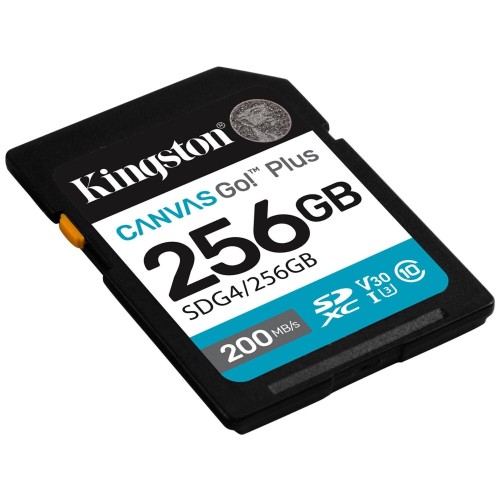 Kingston Canvas Go! SDXC 256GB U3 V30 UHS-I 90MB/s