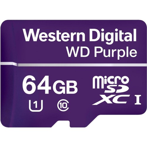 Western Digital Purple microSDXC 64GB U1 UHS-I 80MB/s