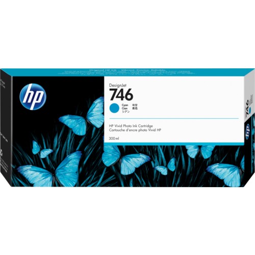 HP Γνήσιο Μελάνι Εκτυπωτή InkJet Κυανό (P2V80A)
