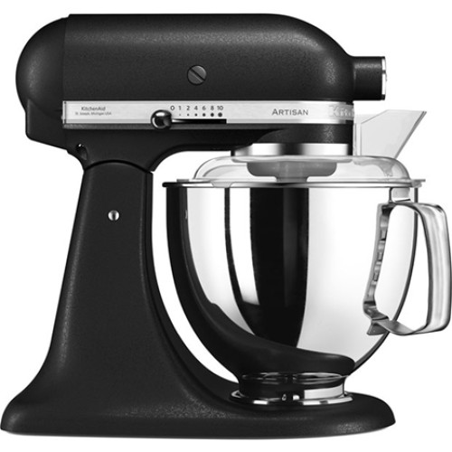 Kitchenaid 5KSM175PSEBK Κουζινομηχανή 300W με Ανοξείδωτο Κάδο 4.8lt