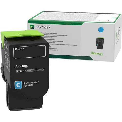 Lexmark 78C2XC0 Γνήσιο Toner Laser Εκτυπωτή Κυανό Extra High Yield 5000 Σελίδων