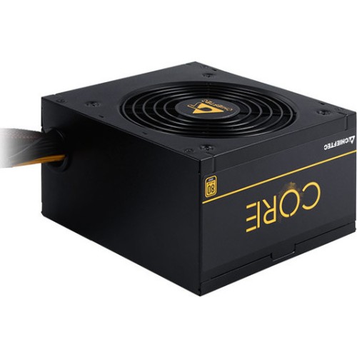 Chieftec Core 500W Μαύρο Τροφοδοτικό Υπολογιστή Full Wired 80 Plus Gold