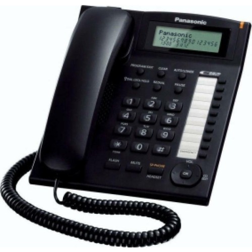 Panasonic KX-TS880 Ενσύρματο Τηλέφωνο Γραφείου Μαύρο KX-TS880EXB