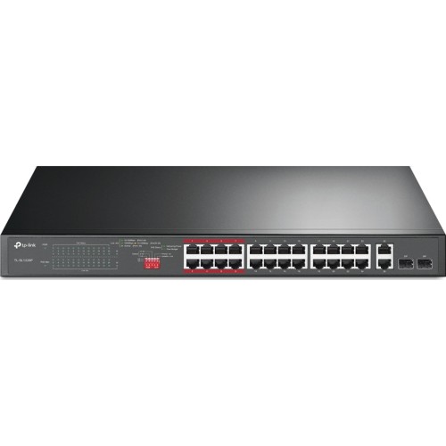 TP-LINK TL-SL1226P v1 Unmanaged L2 PoE+ Switch με 24 Θύρες Ethernet και 2 SFP Θύρες