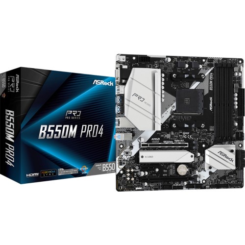 ASRock B550M Pro4 Motherboard Micro ATX με AMD AM4 Socket 90-MXBDK0-A0UAYZ