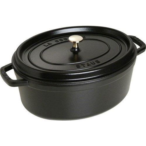 Staub Oval Cocotte Γάστρα Οβάλ Μαντεμένια 33x33cm 6.7lt