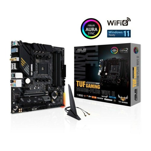 Asus TUF Gaming B550M-PLUS WIFI II Motherboard Micro ATX με AMD AM4 Socket 90MB19Y0-M0EAY0