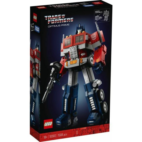 LEGO Icons Transformers Optimus Prime για 18+ Ετών 1508τμχ 10302