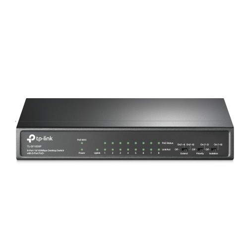 TP-LINK TL-SF1009P v3 Unmanaged L2 Switch με 9 Θύρες Ethernet