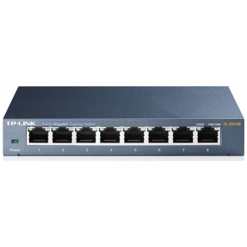 TP-LINK TL-SG108 v9 Unmanaged L2 Switch με 8 Θύρες Ethernet