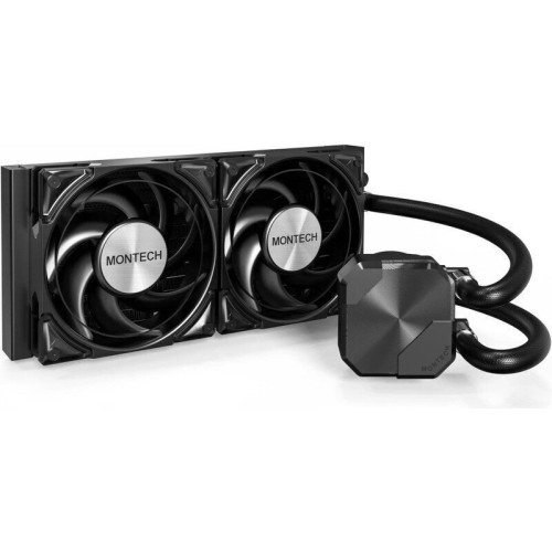 Montech HyperFlow Silent 240 Υδρόψυξη AIO CPU με 2 Ανεμιστήρες 120mm
