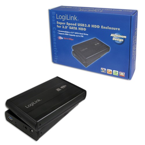 LogiLink Θήκη για Σκληρό Δίσκο 3.5" SATA III με σύνδεση USB3.0