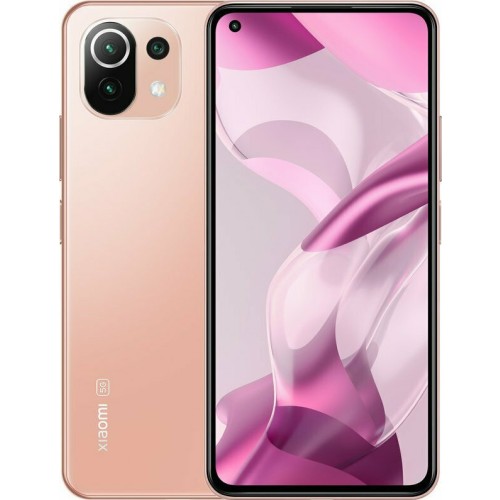 SUNSHINE SS-057R Frosted Hydrogel Τζαμάκι Προστασίας για Xiaomi 11 Lite 5G NE Dual SIM (8GB/256GB) Peach Pink